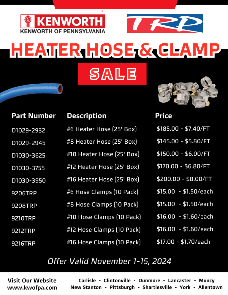 TRP Heater Hose & Clamps