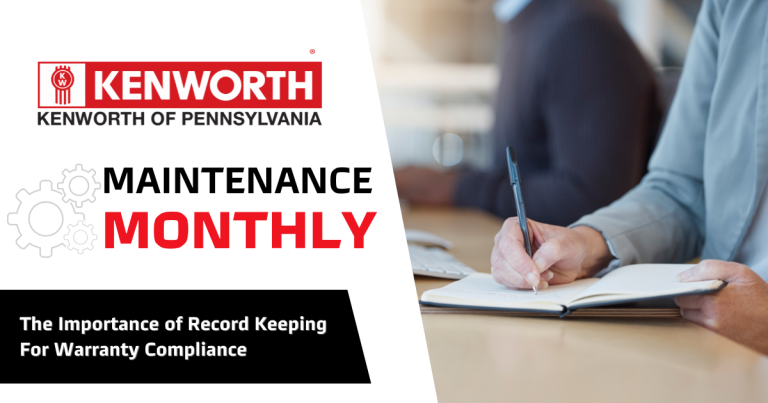 Record Keeping For Warranty Compliance