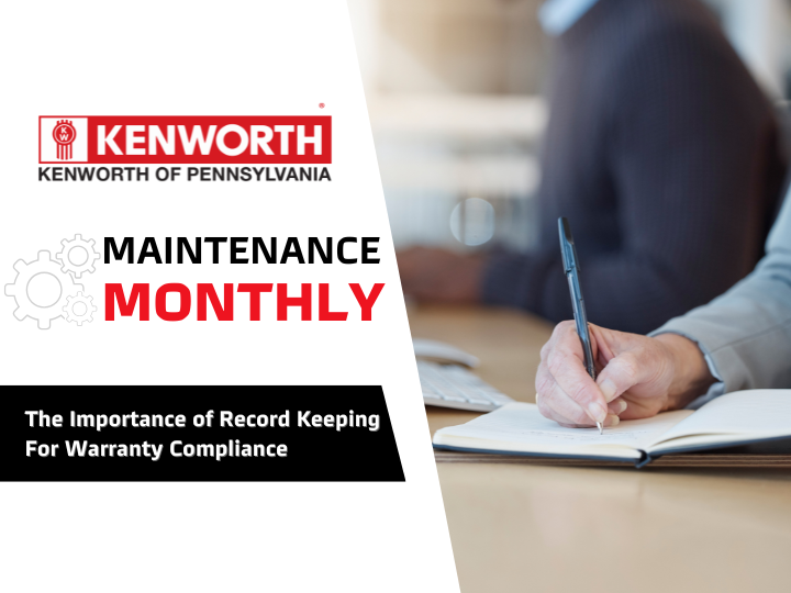 Record Keeping for Warranty Compliance